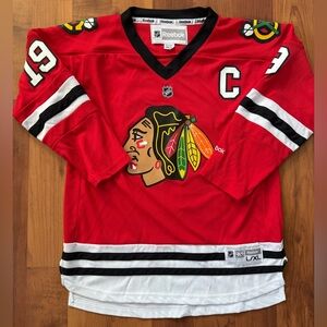 Reebok Chicago Blackhawks Jonathan Toews Hockey Jersey